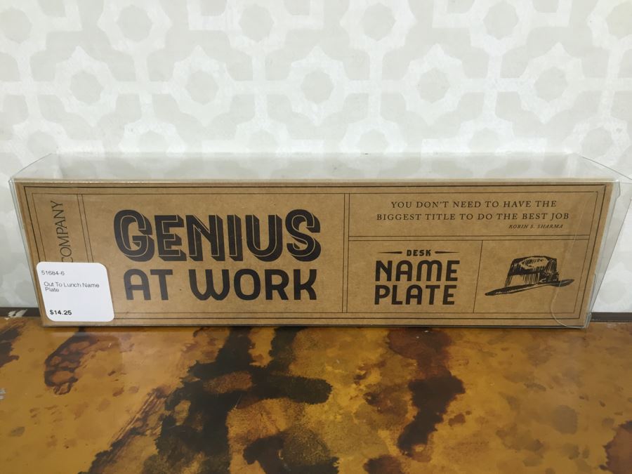 JUST ADDED - Canvas Shopping Bag Lot Filled With New Product Including Notecards, Cards, Gift Tags, Petite Parcel Sets, Desk Name Plate, Keychains - See Photos [Photo 10]