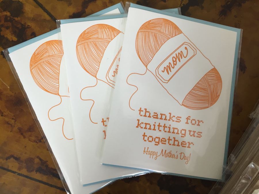 JUST ADDED - Canvas Shopping Bag Lot Filled With New Product Including Notecards, Cards, Gift Tags, Petite Parcel Sets, Desk Name Plate, Keychains - See Photos [Photo 3]