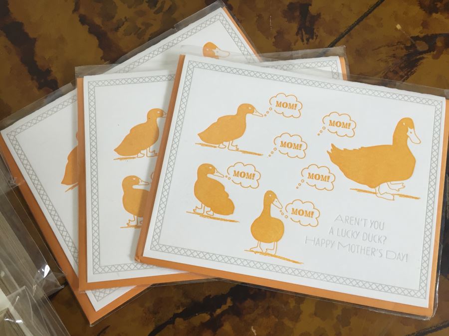 JUST ADDED - Canvas Shopping Bag Lot Filled With New Product Including Notecards, Cards, Gift Tags, Petite Parcel Sets, Desk Name Plate, Keychains - See Photos [Photo 4]