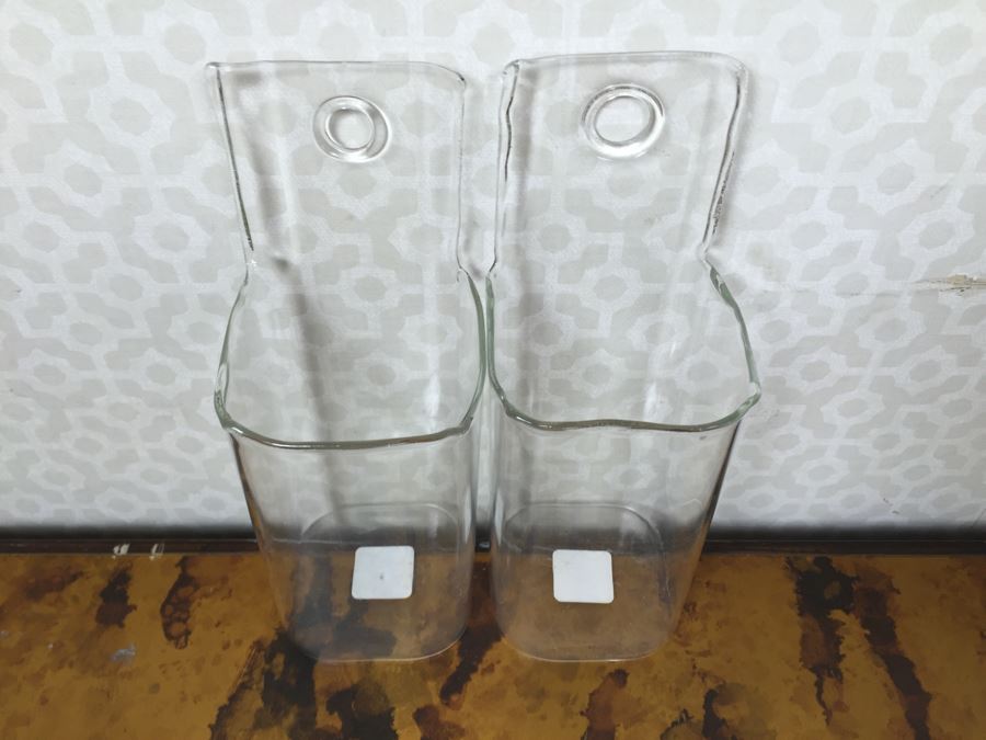 JUST ADDED - (6) NEW Hanging Glass Planters [Photo 3]