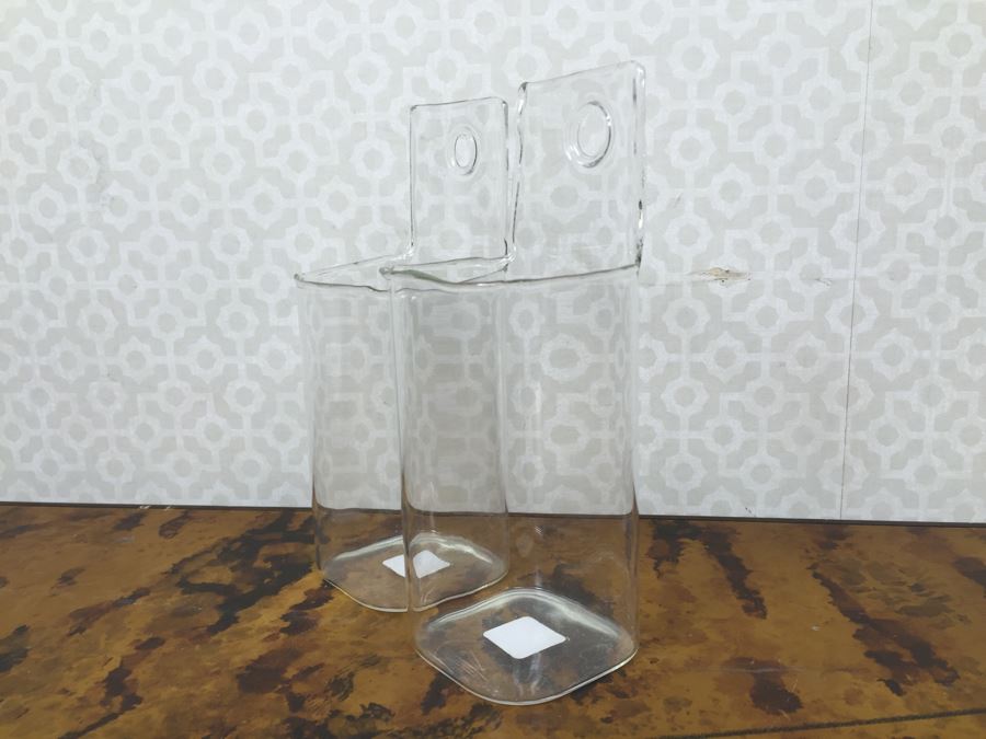 JUST ADDED - (6) NEW Hanging Glass Planters [Photo 4]