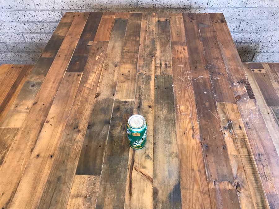 Crate & Barrel Dining Table With Pair Of Bench Seats [Photo 8]