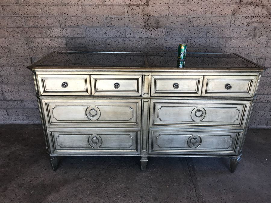 Z Gallerie Chest Of Drawers Dresser With Mirrored Top