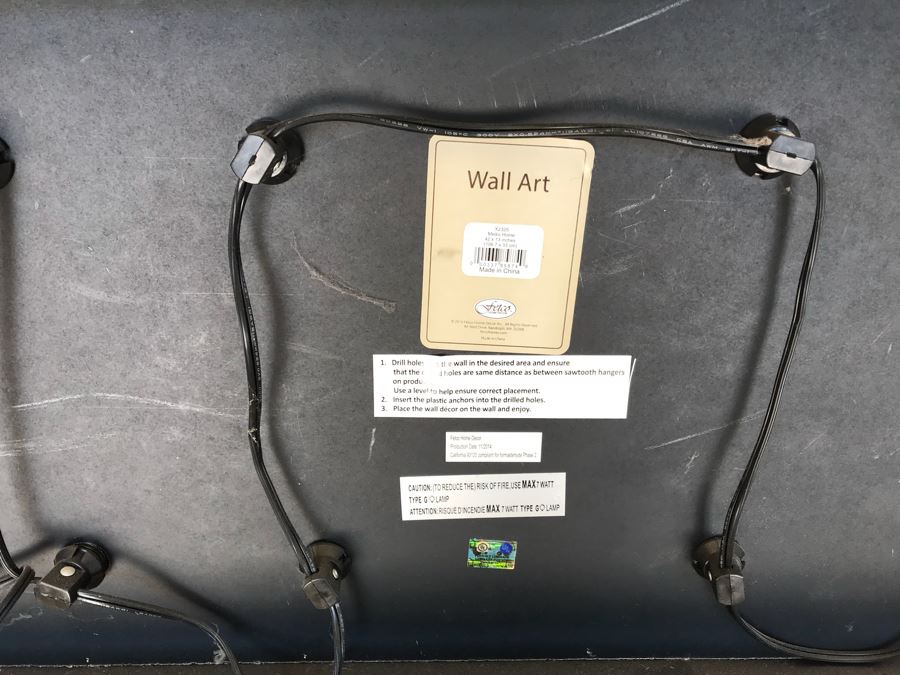 HOME Lighted Wall Art Sign (Needs Bulbs) [Photo 5]