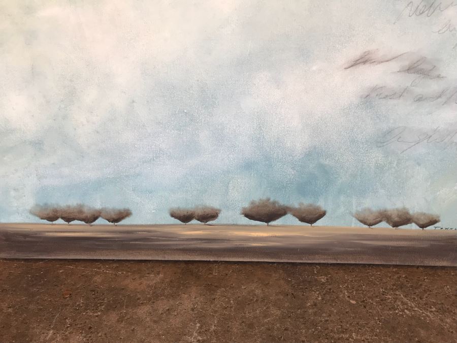 Original Oil On Canvas Painting By Shane Townley Retails For $4,800 [Photo 3]