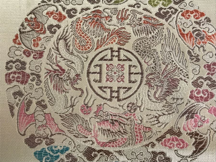 Pair Of Heavy Chinese Rosewood Armchairs With Mother Of Pearl Inlay Throughout [Photo 18]