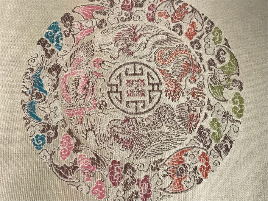 Pair Of Heavy Chinese Rosewood Armchairs With Mother Of Pearl Inlay Throughout [Photo 16]