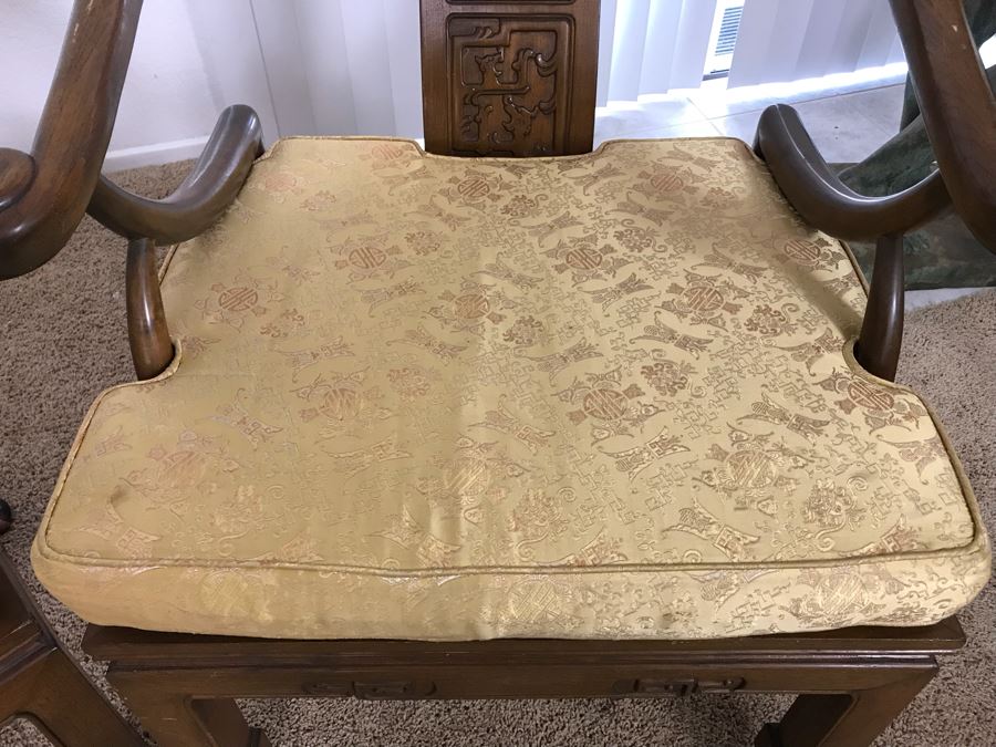 Pair Of Chinese Armchairs With Casters [Photo 7]