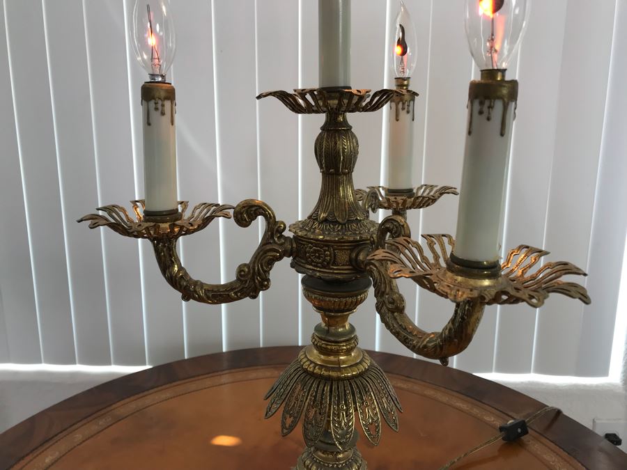 Vintage Mid-Century 4-Light Table Lamp By L&L WMC [Photo 4]