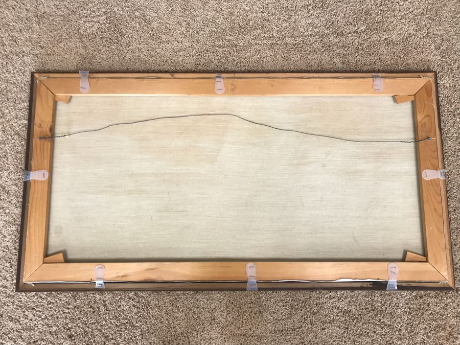 Original Landscape Oil Painting By Brasseur 41' X 21' [Photo 9]