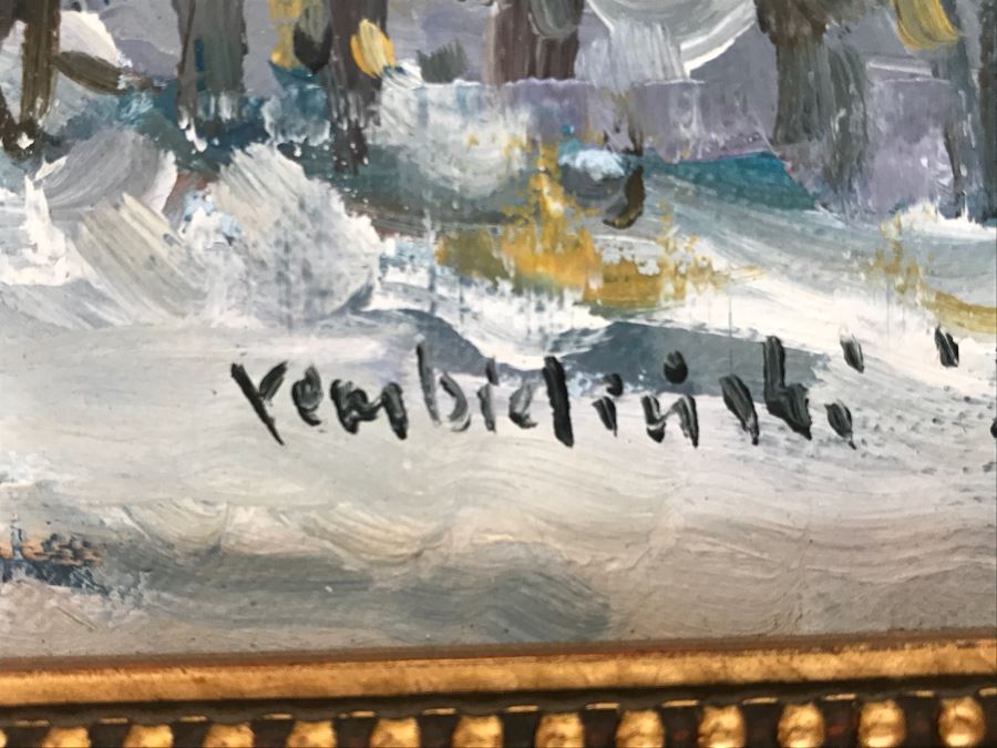 Original Impressionist Oil Painting By Warsaw, Poland Artist Piotr Rembielinski [Photo 15]