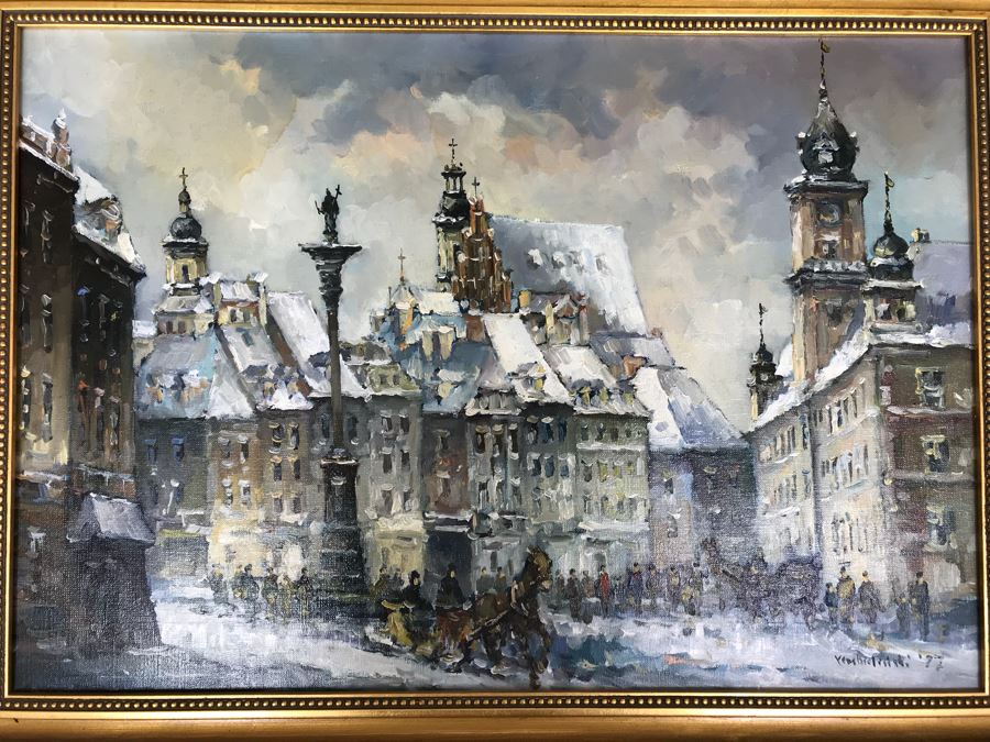 Original Impressionist Oil Painting By Warsaw, Poland Artist Piotr Rembielinski [Photo 1]