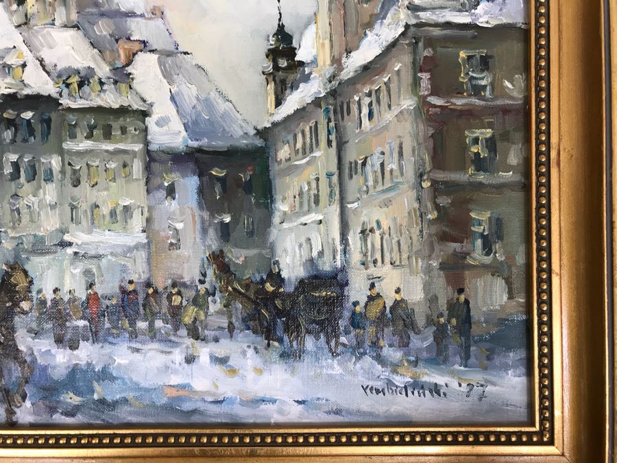 Original Impressionist Oil Painting By Warsaw, Poland Artist Piotr Rembielinski [Photo 7]