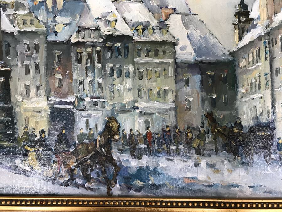 Original Impressionist Oil Painting By Warsaw, Poland Artist Piotr Rembielinski [Photo 8]