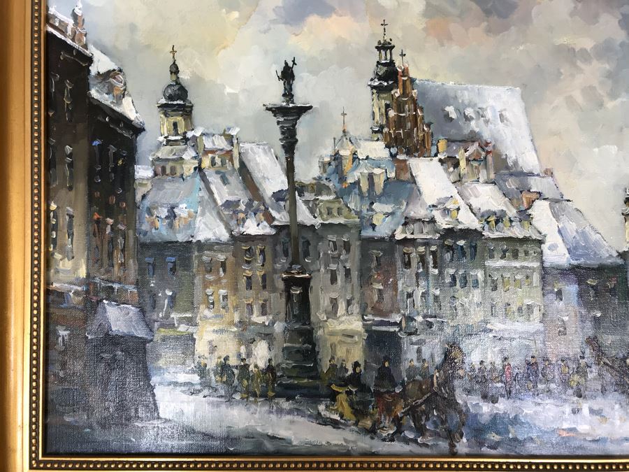 Original Impressionist Oil Painting By Warsaw, Poland Artist Piotr Rembielinski [Photo 4]