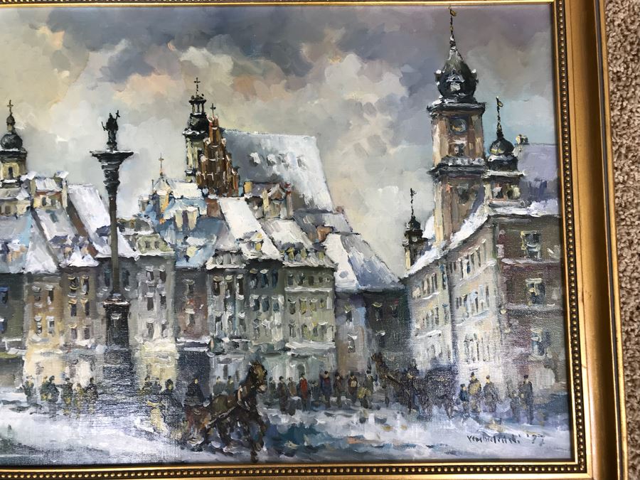 Original Impressionist Oil Painting By Warsaw, Poland Artist Piotr Rembielinski [Photo 5]