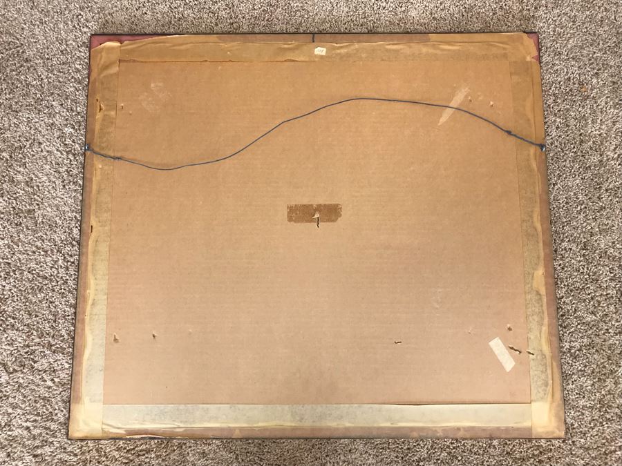 Pencil Signed Artist Proof Lithograph Titled 'Sunset' By L. Brett 31' X 27' [Photo 12]