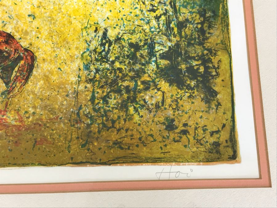 Hoi Lebadang Lithograph Pencil Signed By Artist Vietnam (May Be Artist Proof) 32' X 26' [Photo 6]