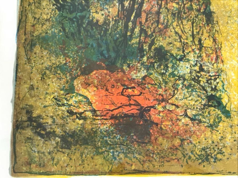 Hoi Lebadang Lithograph Pencil Signed By Artist Vietnam (May Be Artist Proof) 32' X 26' [Photo 12]