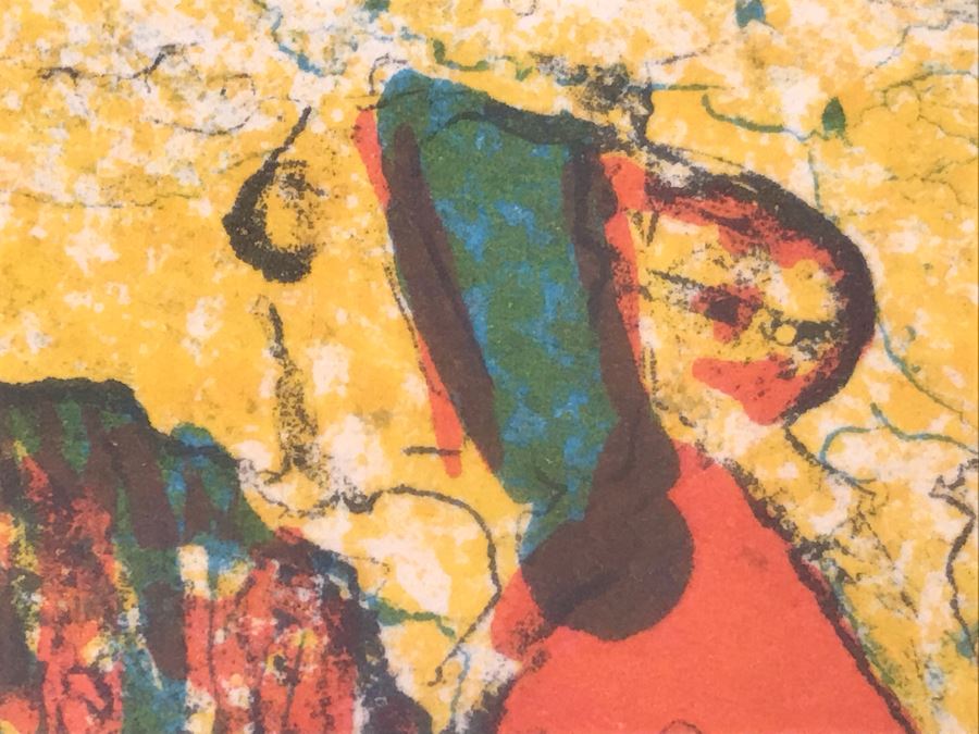 Hoi Lebadang Lithograph Pencil Signed By Artist Vietnam (May Be Artist Proof) 32' X 26' [Photo 18]