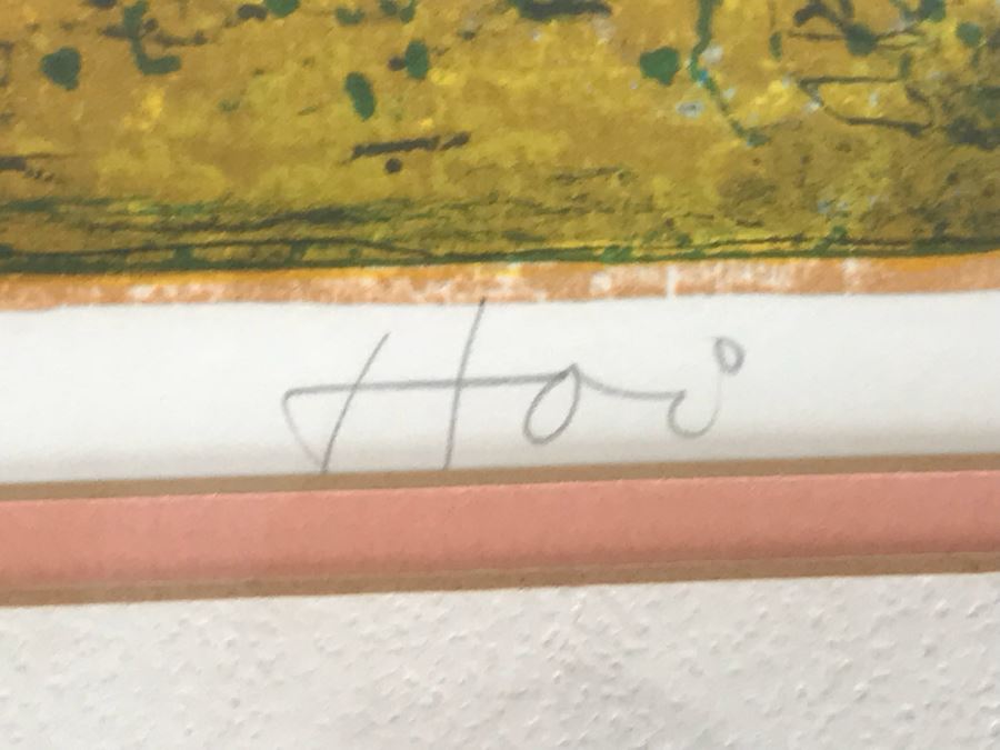 Hoi Lebadang Lithograph Pencil Signed By Artist Vietnam (May Be Artist Proof) 32' X 26' [Photo 8]