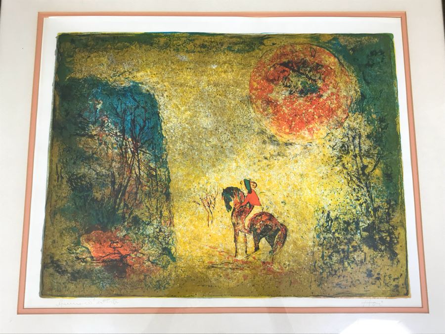 Hoi Lebadang Lithograph Pencil Signed By Artist Vietnam (May Be Artist Proof) 32' X 26' [Photo 3]