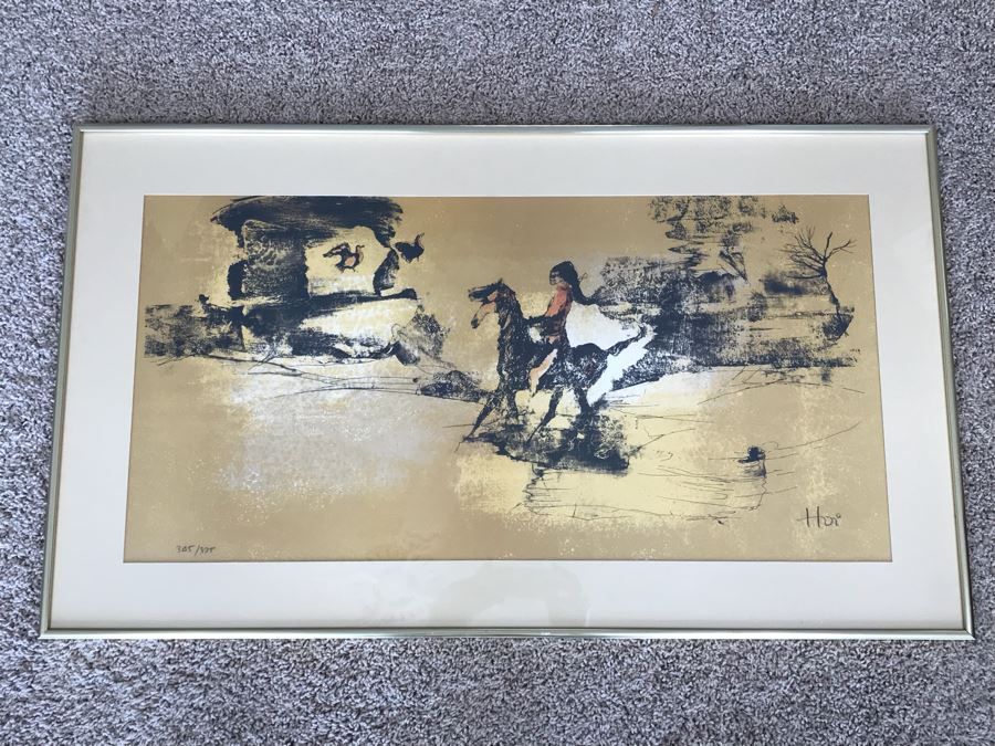 Hoi Lebadang Limited Edition Lithograph Pencil Signed By Artist 305 Of 325 Vietnam 35' X 20' [Photo 1]