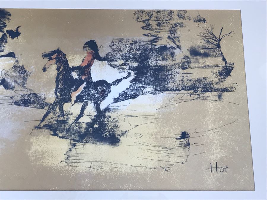 Hoi Lebadang Limited Edition Lithograph Pencil Signed By Artist 305 Of 325 Vietnam 35' X 20' [Photo 5]
