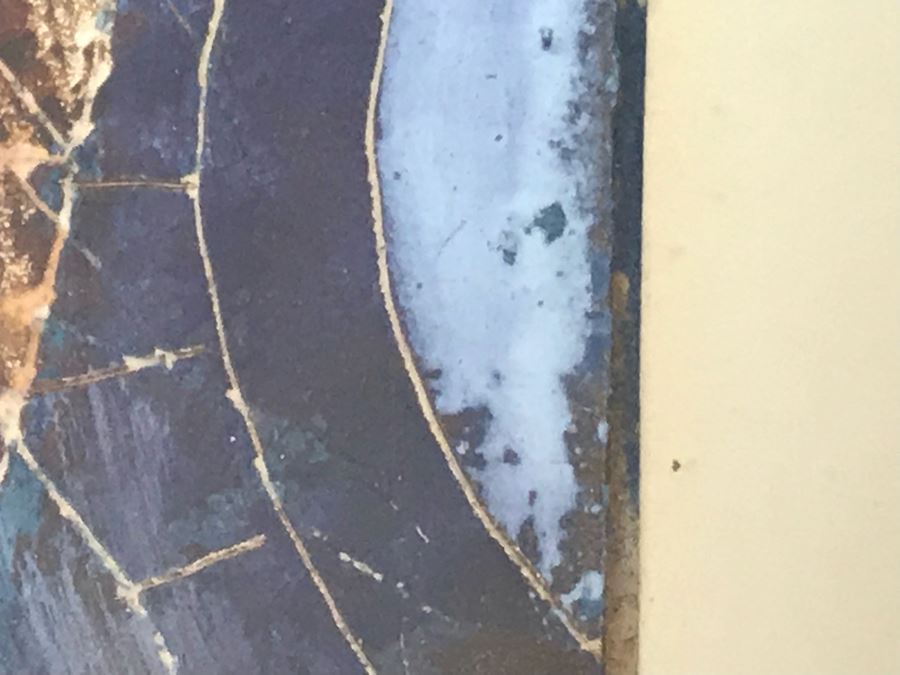 Signed Original Mixed Media Artwork (Info On Back) 14.5' X 12' [Photo 17]