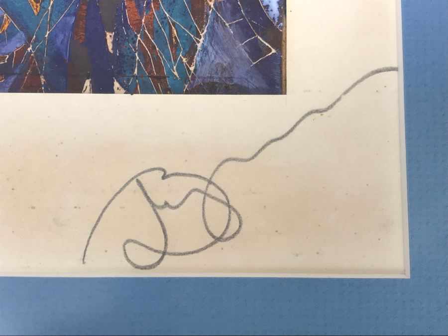 Signed Original Mixed Media Artwork (Info On Back) 14.5' X 12' [Photo 11]