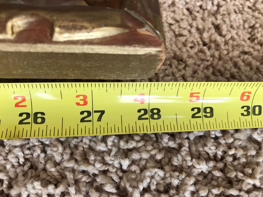 Original Mid-Century Painting By Noni Doros Titled 'Silent Sentinels' 28' X 40' [Photo 10]