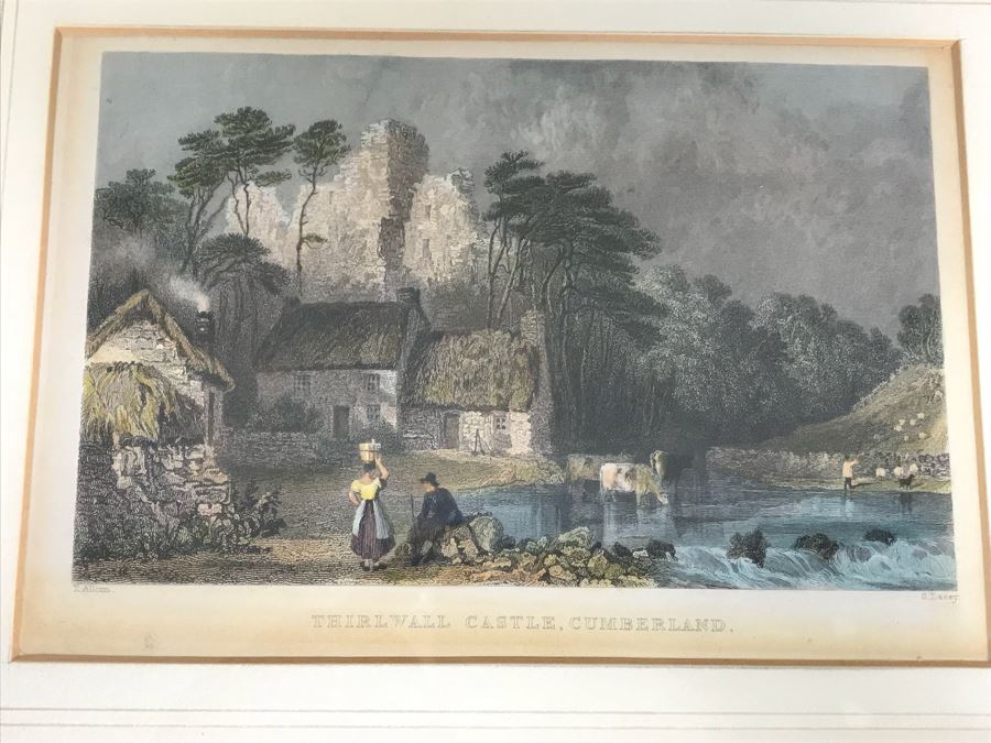 Pair Of Antique Engravings 10.5' X 8.5' [Photo 2]