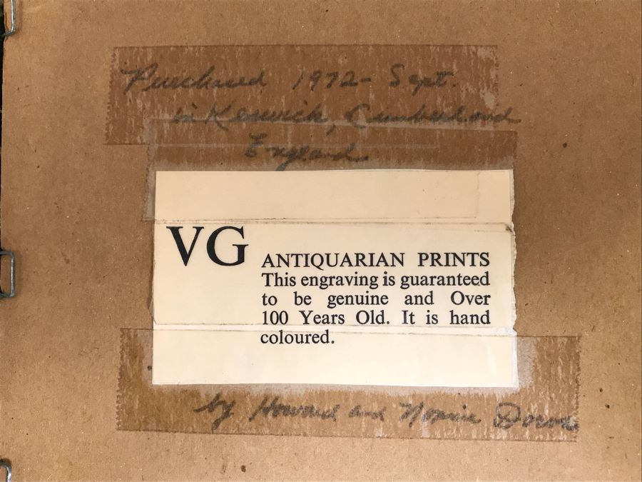 Pair Of Antique Engravings 10.5' X 8.5' [Photo 21]