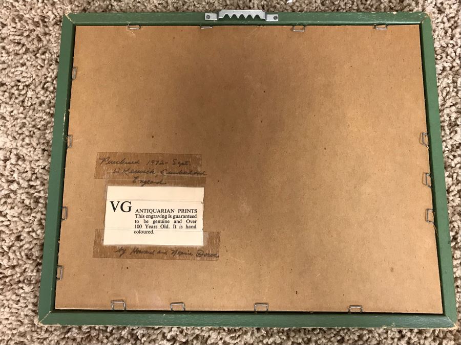 Pair Of Antique Engravings 10.5' X 8.5' [Photo 20]