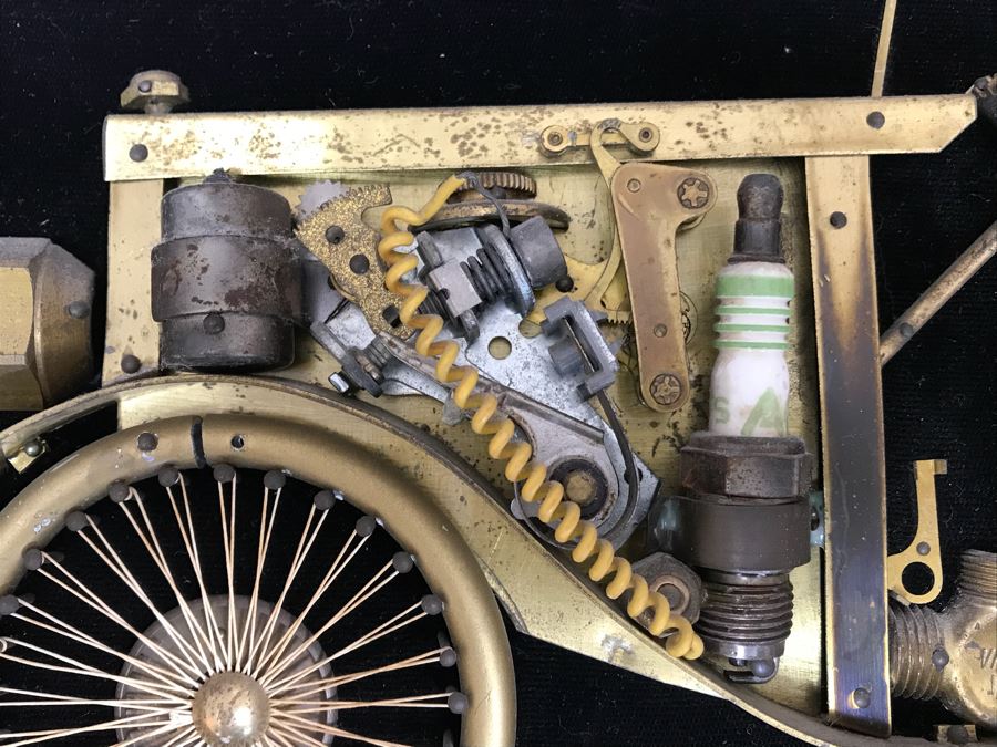 Original Car Art From Various Parts '1929 Model A' Ford By Philippe Michaud 26.5' X 18.5' [Photo 6]