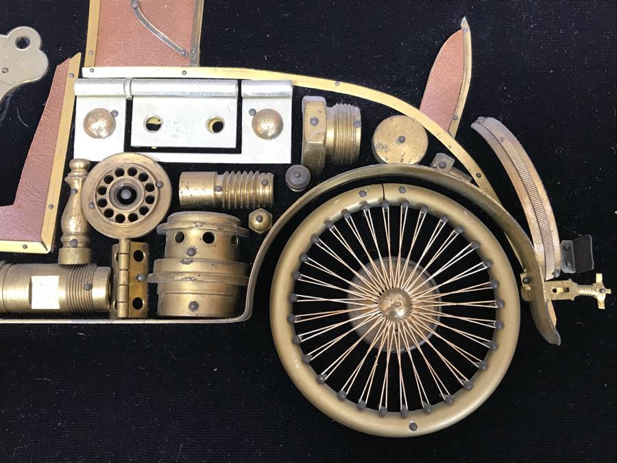 Original Car Art From Various Parts '1929 Model A' Ford By Philippe Michaud 26.5' X 18.5' [Photo 8]