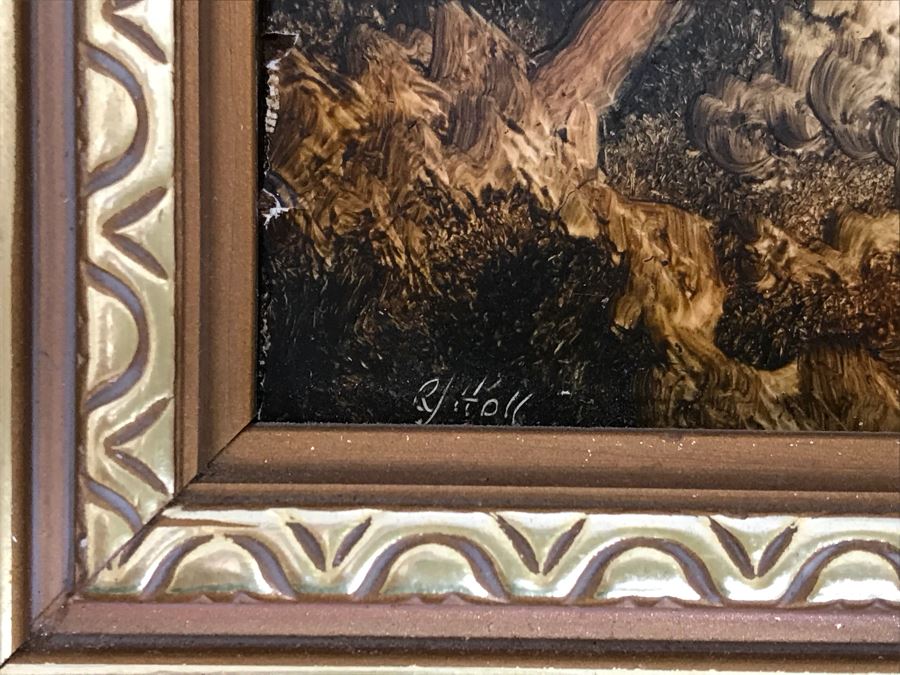 Collection Of (6) Original Robert J. Hall Miniature Landscape Paintings [Photo 18]