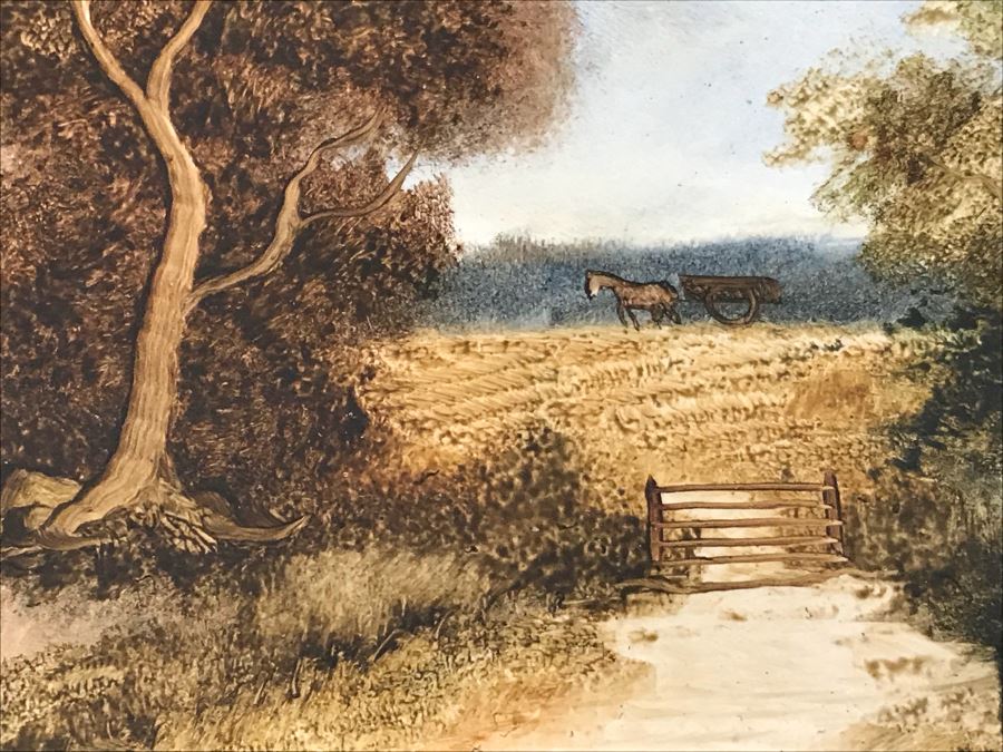 Collection Of (6) Original Robert J. Hall Miniature Landscape Paintings [Photo 28]