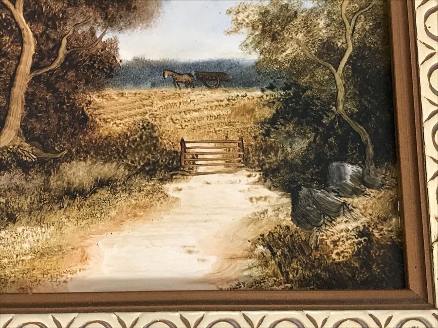 Collection Of (6) Original Robert J. Hall Miniature Landscape Paintings [Photo 27]