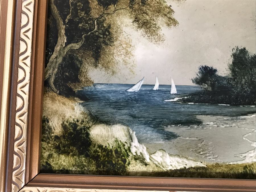 Collection Of (6) Original Robert J. Hall Miniature Landscape Paintings [Photo 11]