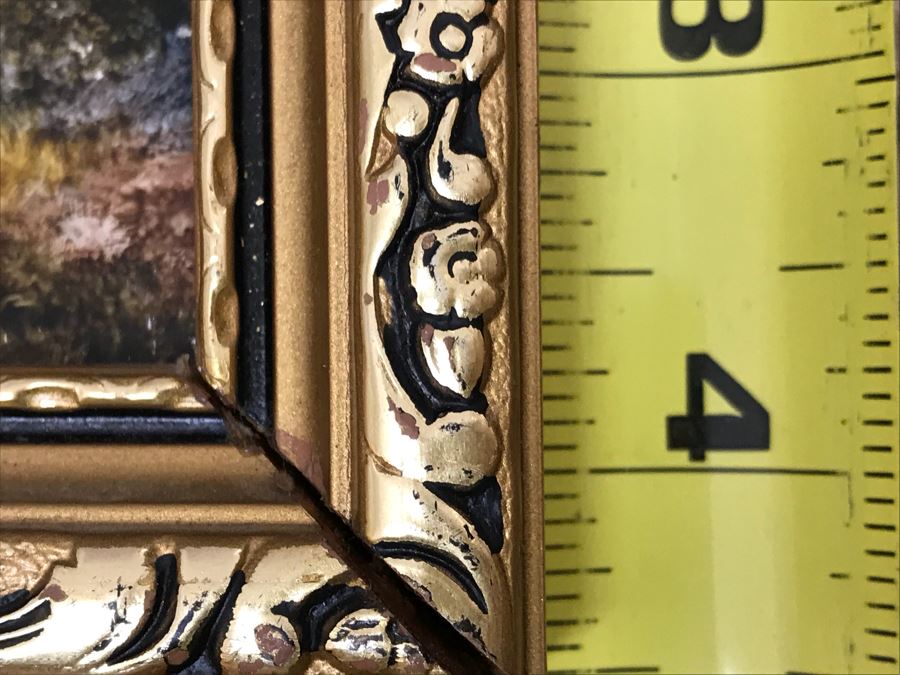 Collection Of (6) Original Robert J. Hall Miniature Landscape Paintings [Photo 37]