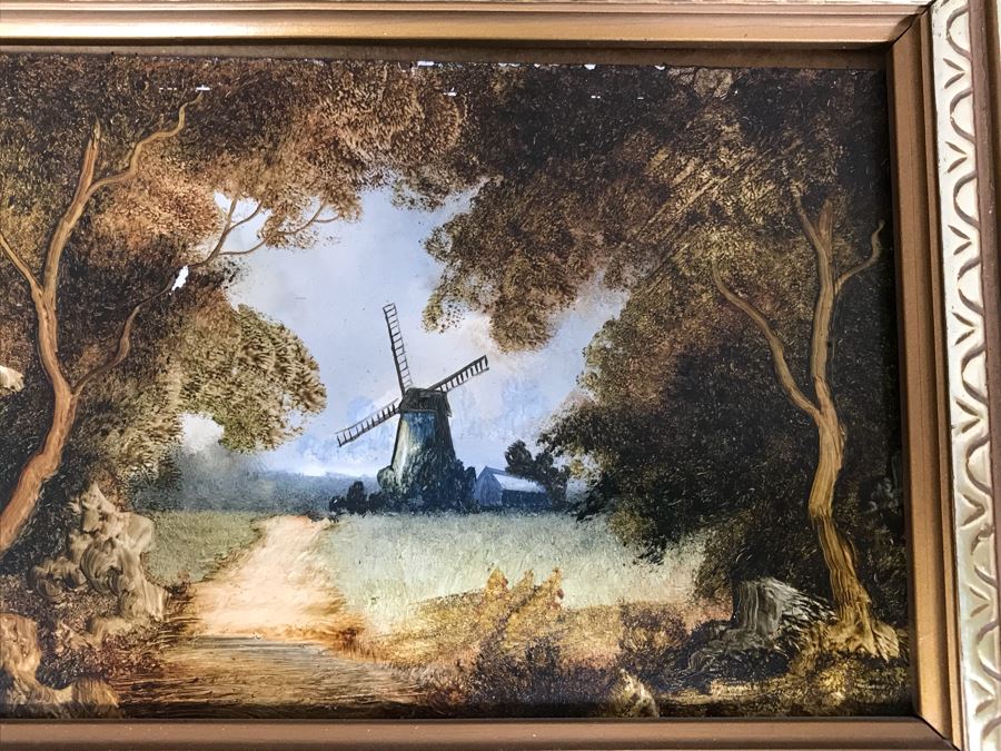 Collection Of (6) Original Robert J. Hall Miniature Landscape Paintings [Photo 16]