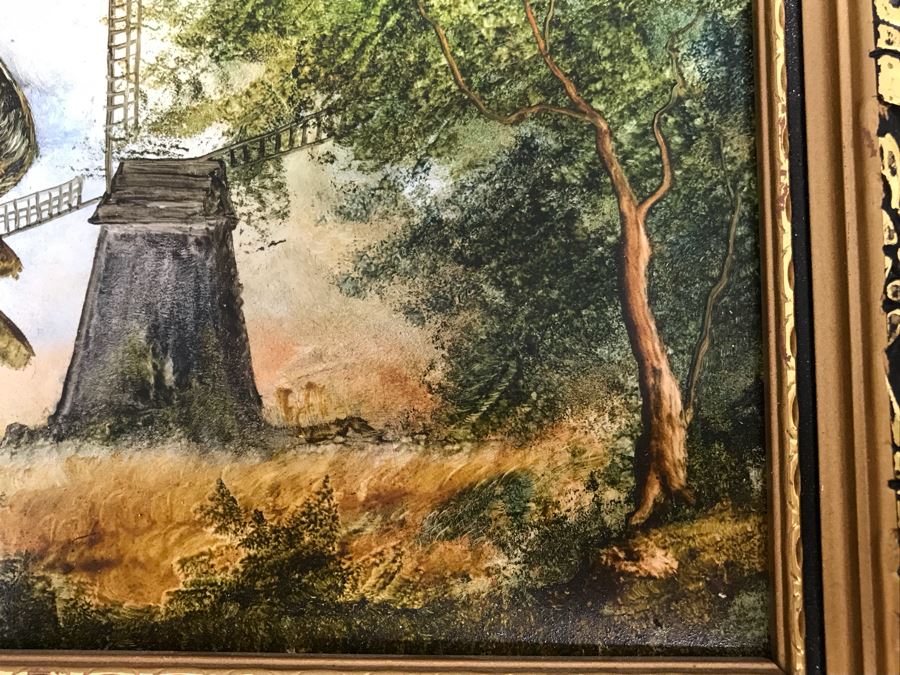 Collection Of (6) Original Robert J. Hall Miniature Landscape Paintings [Photo 8]