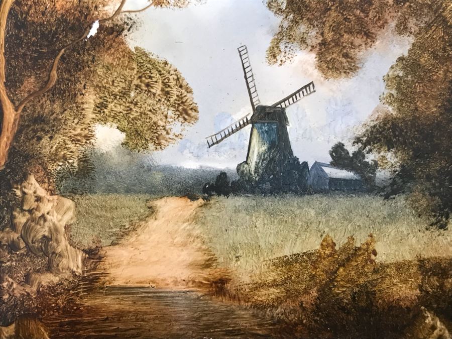 Collection Of (6) Original Robert J. Hall Miniature Landscape Paintings [Photo 17]