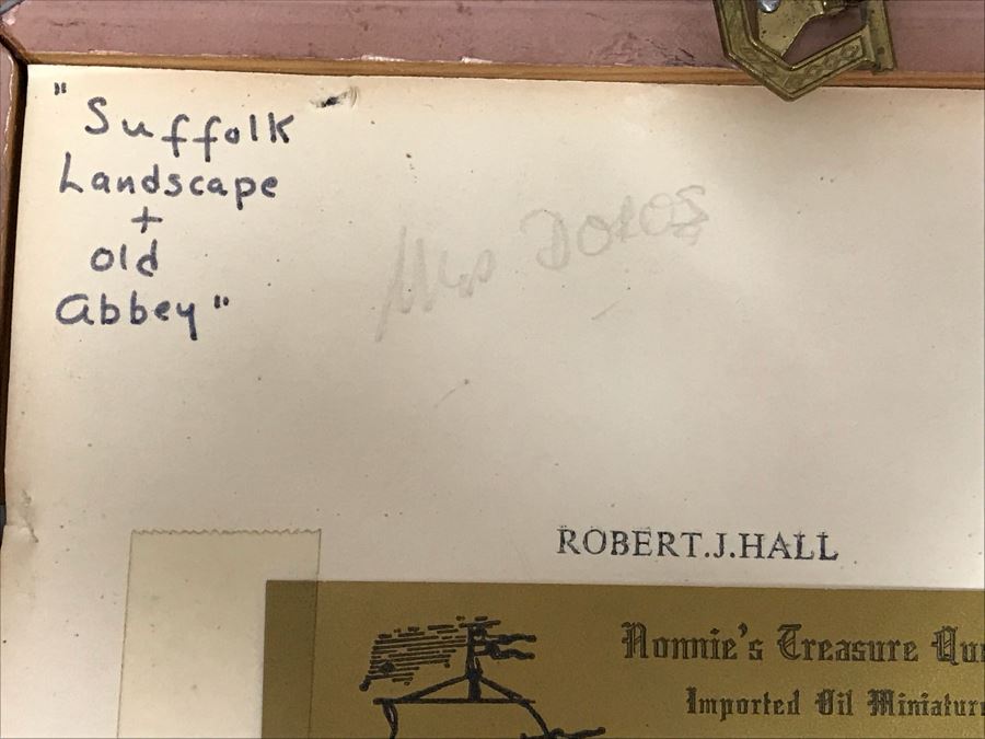 Collection Of (6) Original Robert J. Hall Miniature Landscape Paintings [Photo 35]