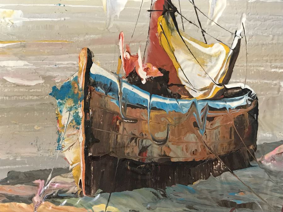 Original Nautical Oil Painting By Kelland 15' X 12' [Photo 5]