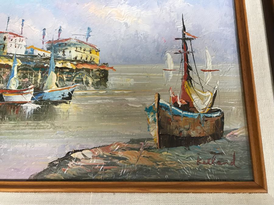 Original Nautical Oil Painting By Kelland 15' X 12' [Photo 4]