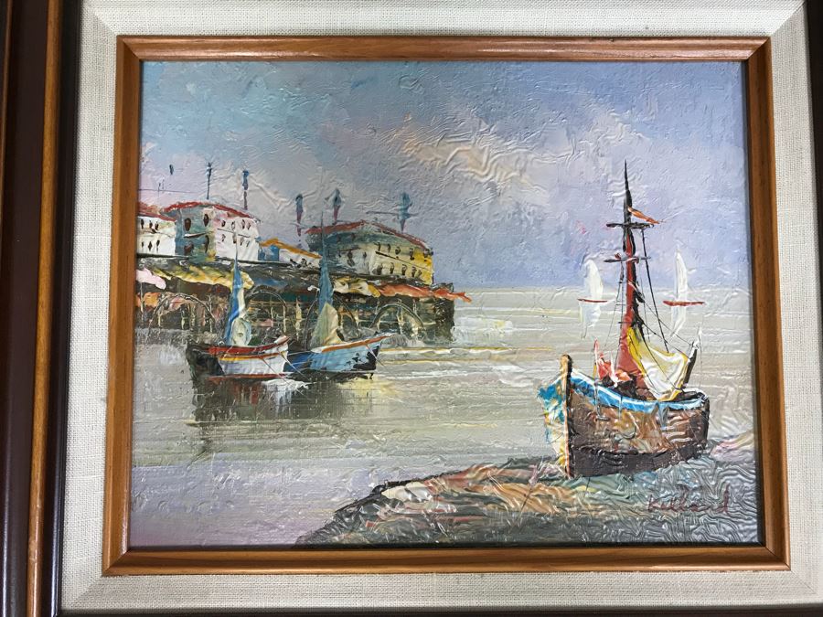 Original Nautical Oil Painting By Kelland 15' X 12'