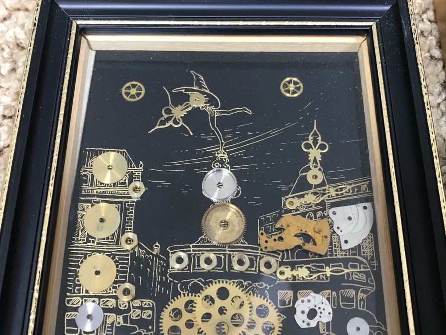 Collection Of (4) Original Watch Part Artwork By J. L. Nash (John Nash) Piccadilly Circus, Tower Bridge, Westminster Abbey And Cutty Sark [Photo 20]