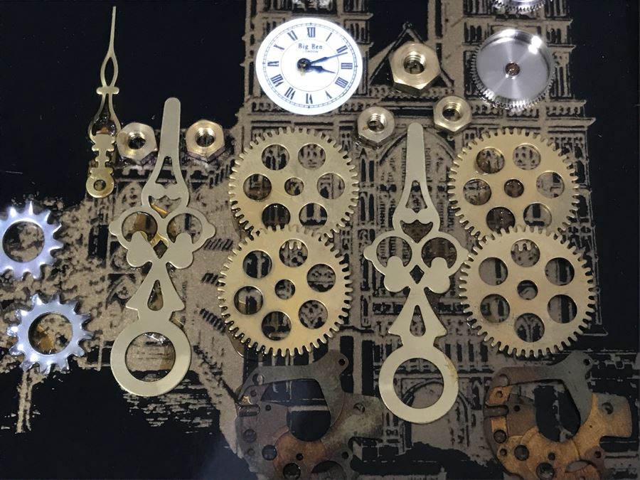 Collection Of (4) Original Watch Part Artwork By J. L. Nash (John Nash) Piccadilly Circus, Tower Bridge, Westminster Abbey And Cutty Sark [Photo 6]